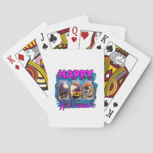 Halloween Happy Halloween Birthday Playing Cards