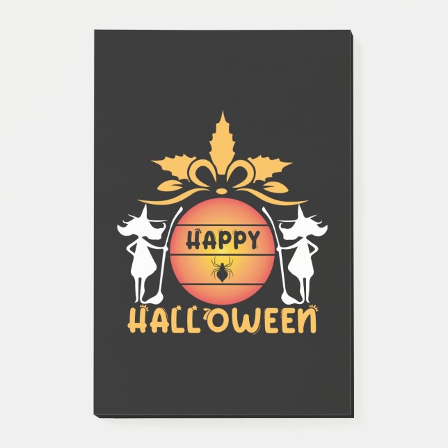 Halloween Happy Halloween Birthday Post-it Notes (Front)