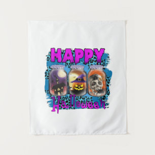 Halloween Happy Halloween Birthday Tapestry