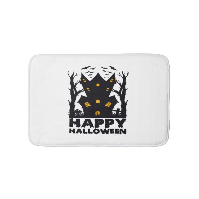 Halloween ( Happy Halloween House) Bath Mat (Front)