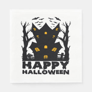 Halloween ( Happy Halloween House) Napkin