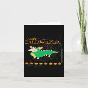 Halloween Happy hallowiener' Card