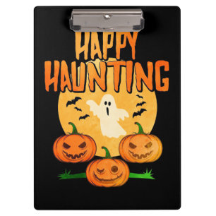 Halloween Happy Haunting Clipboard