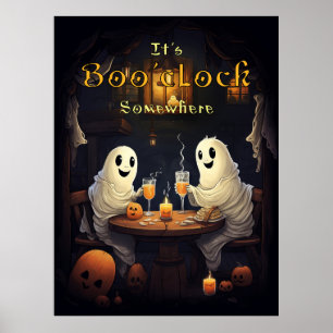Halloween Happy Hour Poster