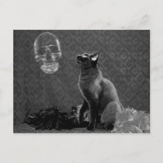 Halloween Happy & theGhost Postcard