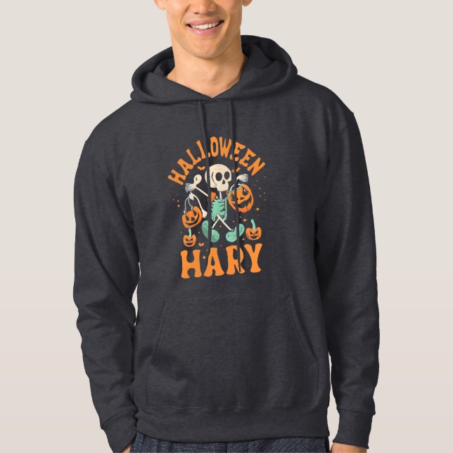Halloween Harry Black Hoodie (Front)
