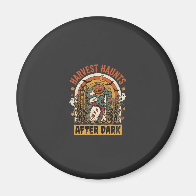 Halloween Harvest After Dark Magnet (Front)