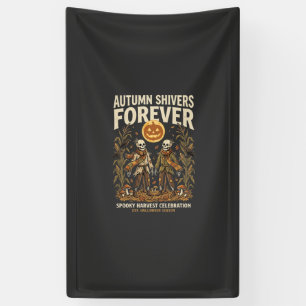 Halloween Harvest Bone Embrace Banner