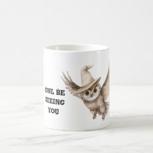 Halloween Hat Owl Be Seeing You Coffee Mug