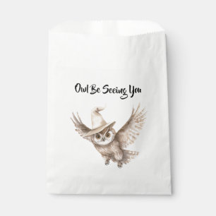 Halloween Hat Owl Be Seeing You Favour Bags