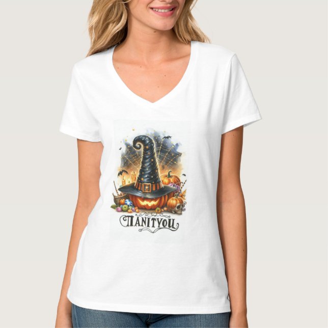 Halloween Hat T-Shirt (Front)