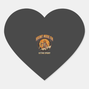 Halloween Haunt Mode Heart Sticker