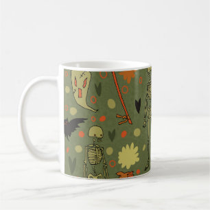 Halloween Haunt: Spooky Vintage Mix Coffee Mug