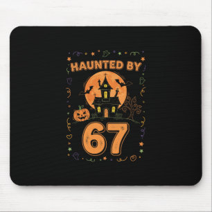Halloween Haunted 67 Six Seven Meme 1 (12)  Mouse Mat