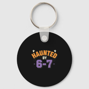 Halloween Haunted 67 Six Seven Meme 1 (15) Key Ring