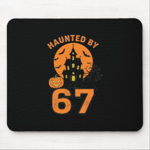 Halloween Haunted 67 Six Seven Meme 1 (1)  Mouse Mat