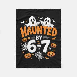 Halloween Haunted 67 Six Seven Meme 1 (20) Fleece Blanket