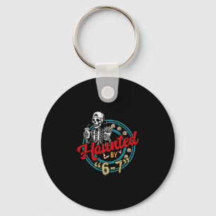 Halloween Haunted 67 Six Seven Meme 1 (24) Key Ring
