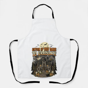 Halloween Haunted Academy Night Apron