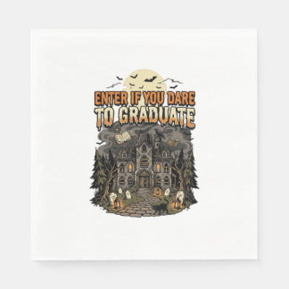 Halloween Haunted Academy Night Napkin