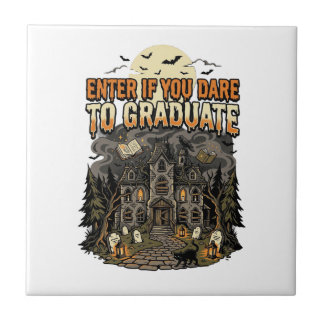 Halloween Haunted Academy Night Tile
