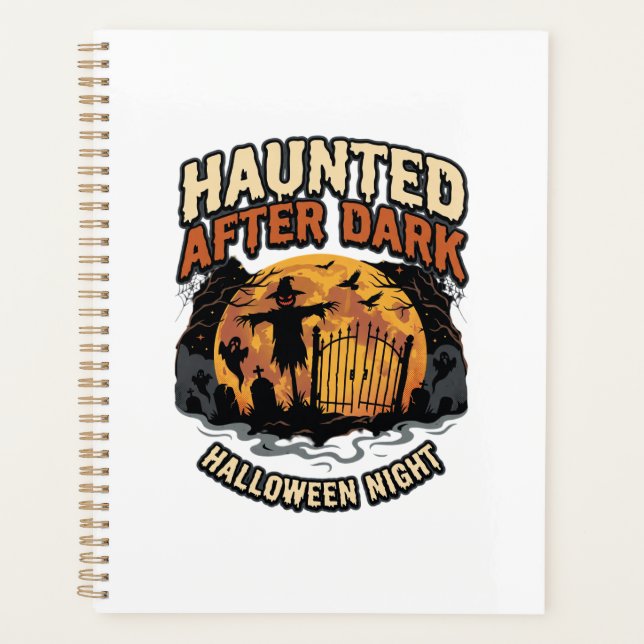 Halloween Haunted After Dark Planner (Front)