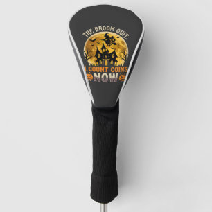 Halloween Haunted Banker Witch Golf Head Cover