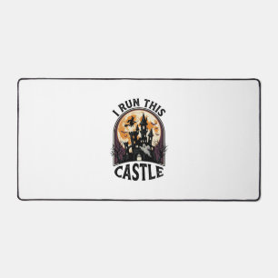 Halloween Haunted Castle Witch Moon Vintage Shirt_ Desk Mat