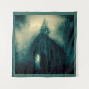 Halloween - Haunted Church 4 Tapestry