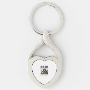 Halloween Haunted Cottage Gathering Key Ring