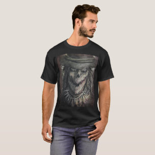 Halloween Haunted Creepy Spooky Scarecrow T-Shirt