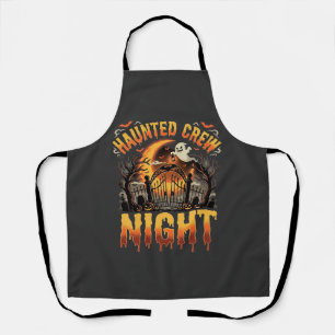 Halloween Haunted Crew Night Apron