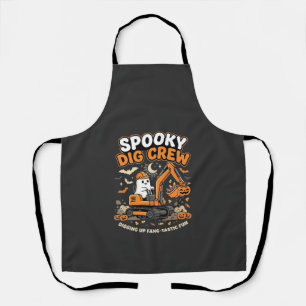 Halloween Haunted Dig Crew Apron