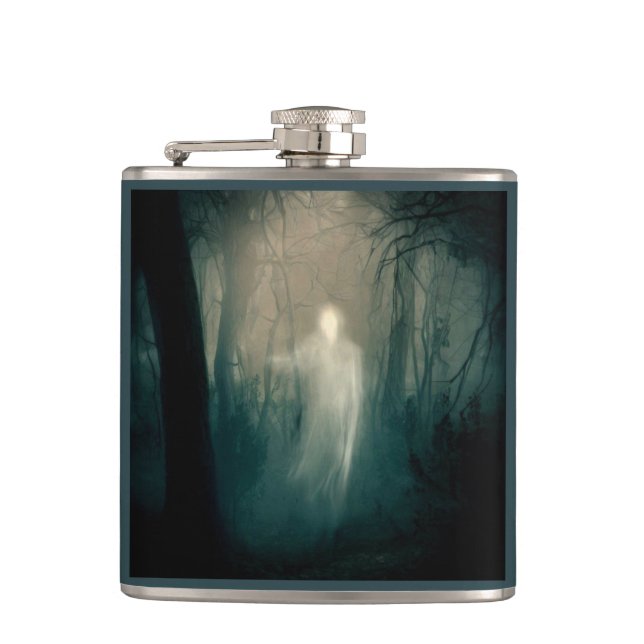 Halloween - Haunted Forest 3 Hip Flask (Front)