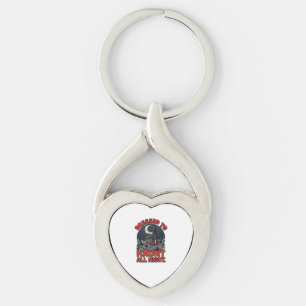 Halloween Haunted Graveyard Costume Night Key Ring