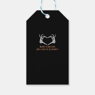 Halloween Haunted Heart Skeletal Bone Chilling Cla Gift Tags