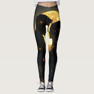 Halloween Haunted Hearts no 1 leggings