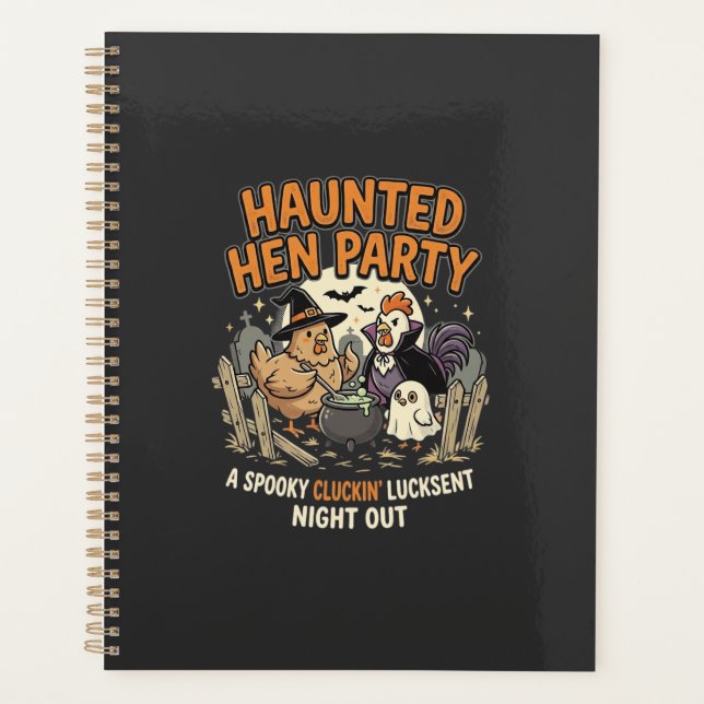 Halloween Haunted Hen Party Planner (Front)