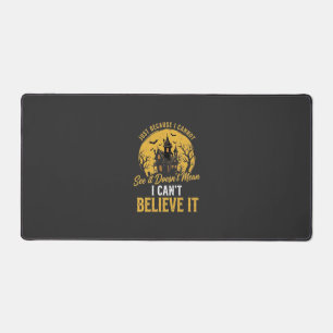 Halloween Haunted House Believe It Design_1 Desk Mat
