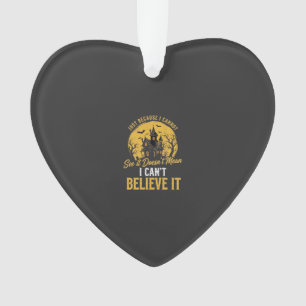 Halloween Haunted House Believe It Design_1 Ornament
