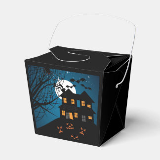 Halloween Haunted House Favour Box