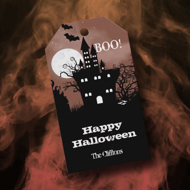 Halloween Haunted House Favour Gift Tags (Creator Uploaded)