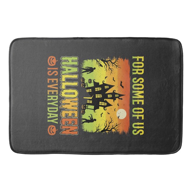 Halloween Haunted House For Some of Us Bath Mat (Front)