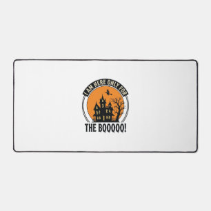 Halloween Haunted House Funny Boo Vintage_1 Desk Mat