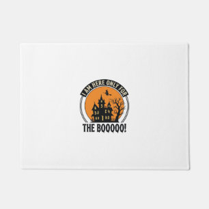 Halloween Haunted House Funny Boo Vintage_1 Doormat