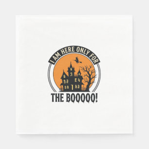 Halloween Haunted House Funny Boo Vintage_1 Napkin