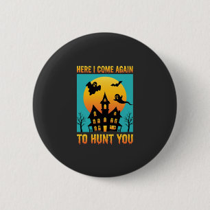 Halloween Haunted House Hanging With My Witches 6 Cm Round Badge