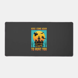 Halloween Haunted House Hanging With My Witches Desk Mat