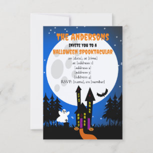 Halloween Haunted House Invitation