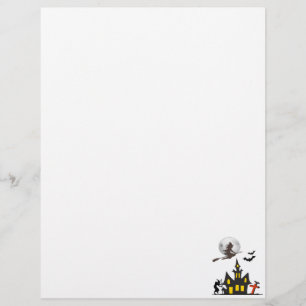 Halloween Haunted House Letterhead